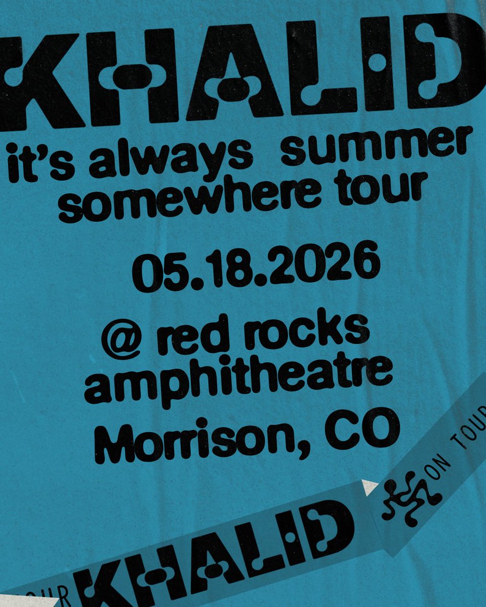 Khalid On Tour tweet media