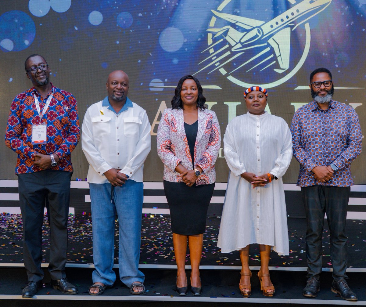 EACCASSOA's tweet photo. The 7th EAC Aviation Symposium Gala Dinner brought the aviation community together in celebration. Graced by Ms. Teresia Mbaika, CBS, @SDAAD_ke, it also marked the launch of the Aviation Excellence Awards by @CAA_Kenya, celebrating excellence in aviation.
#AviationExcellence https://t.co/btzV5iP4KF