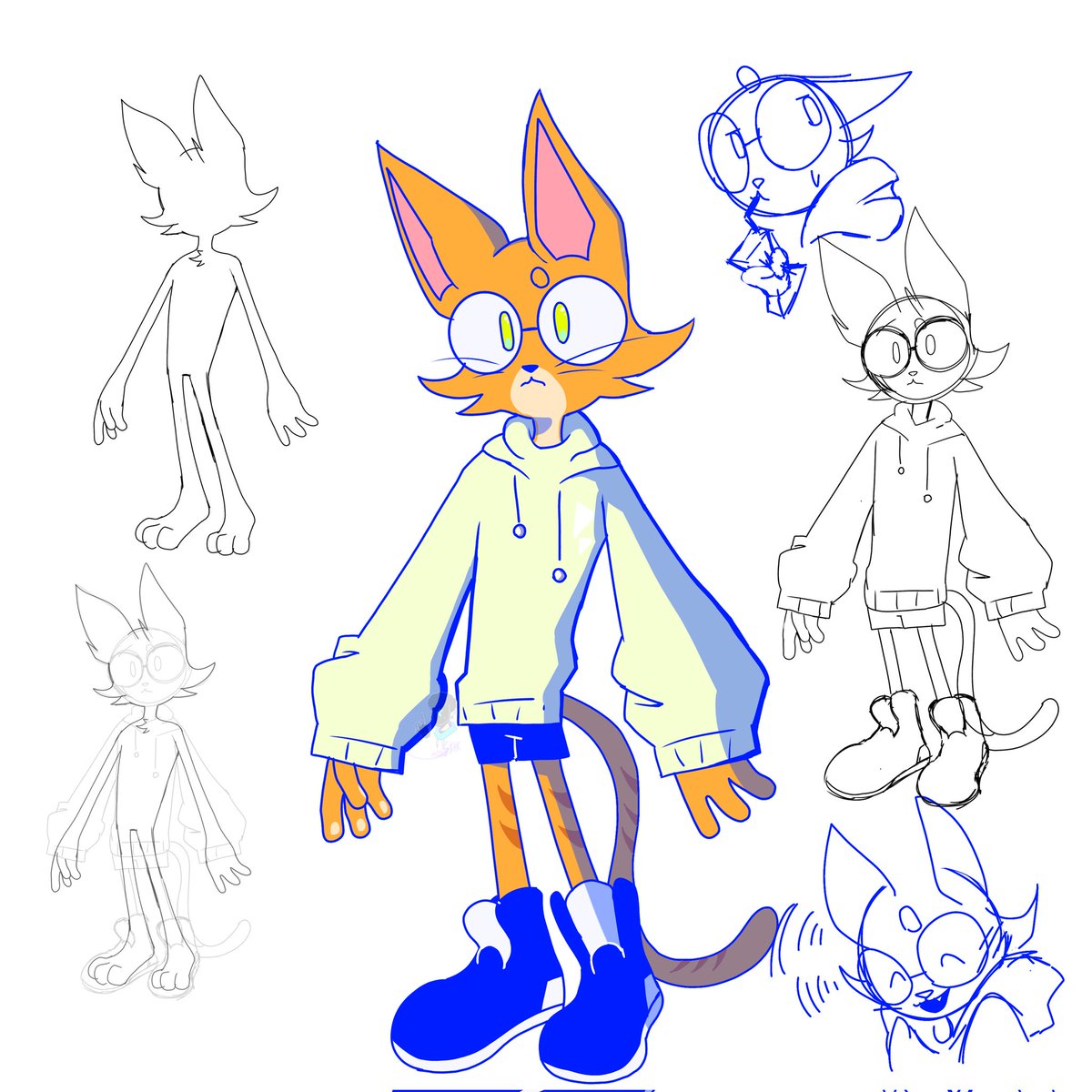 Digitalstar_ofc's tweet photo. Eu penso em um dia fazer uma mini animação com esse OC novo aqui:
#Furry #OC #Art #Digitalart #cat #Draw #Furryartwork https://t.co/p1qv5MKz0f