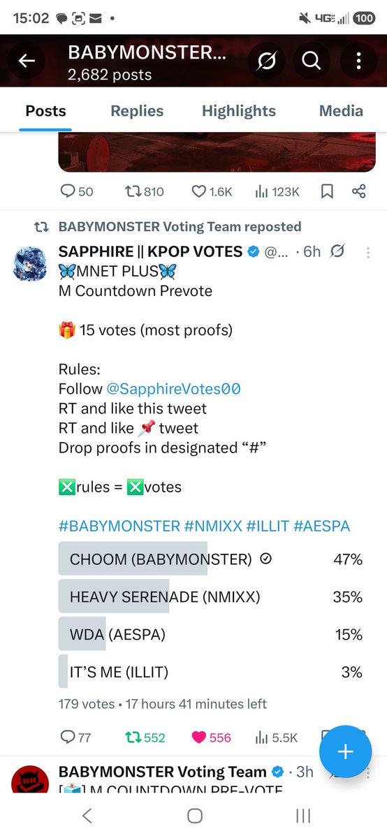 coreylubahn's tweet photo. @SapphireVotes00 #BABYMONSTER https://t.co/HJaxagmsl4