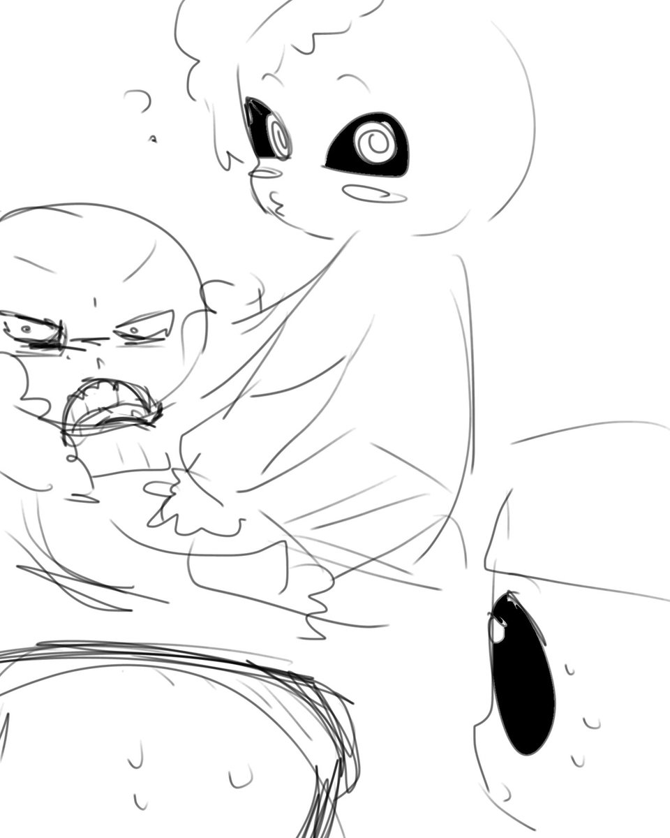 magocake's tweet photo. Totally flushed out expressions are my favorite to draw, but there’s no acceptable reason to draw them?!?!! #candysans #outersans #outercandy #rarepair https://t.co/jIgx2uRd2O