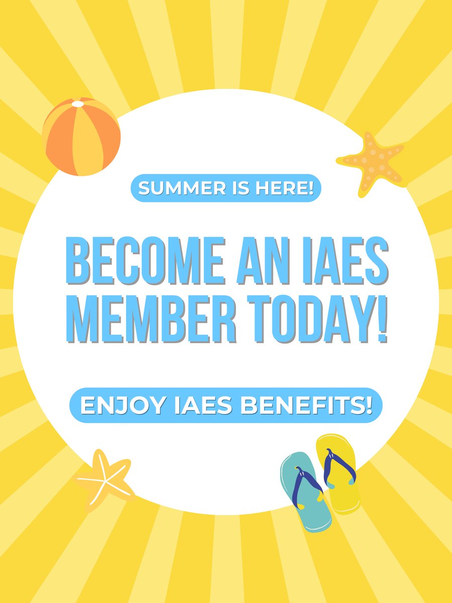 IAESorg's tweet photo. Summer is here! 
Take the time to reconnect with the global economics community through the International Atlantic Economic Society!
Renew your membership and enjoy IAES member benefits all season long!
Renew Today!
https://t.co/dtc6yait1w
#Economics https://t.co/xw8uobm6f2