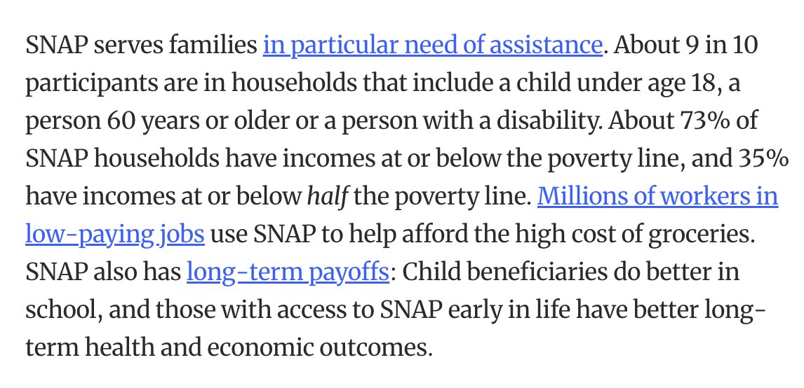 LivGarahan's tweet photo. 3.5 million people have lost SNAP food assistance. https://t.co/CUR25dXMw2 https://t.co/xC1zITbL9x