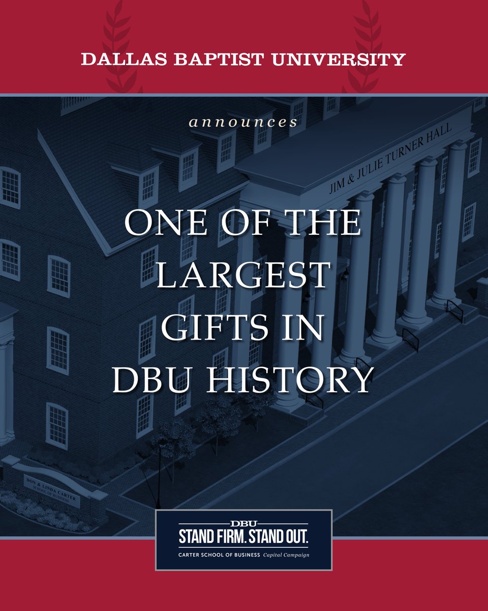 Dallas Baptist University tweet media