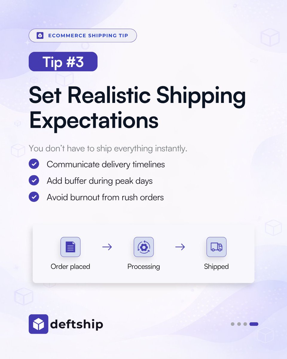 DeftShip's tweet photo. Mental Health Month

Shipping shouldn’t be your biggest stress.

Here are 3 ways to make it easier.

Reduce shipping stress using Deftship
Website 👉 https://t.co/dO2Yo9TyQ0
iOS: https://t.co/m8pI3ogwGL
Android: https://t.co/iK0rAdfUXH

#Deftship #MentalHealthMonth #ShippingTips https://t.co/9SQKXMSXsk