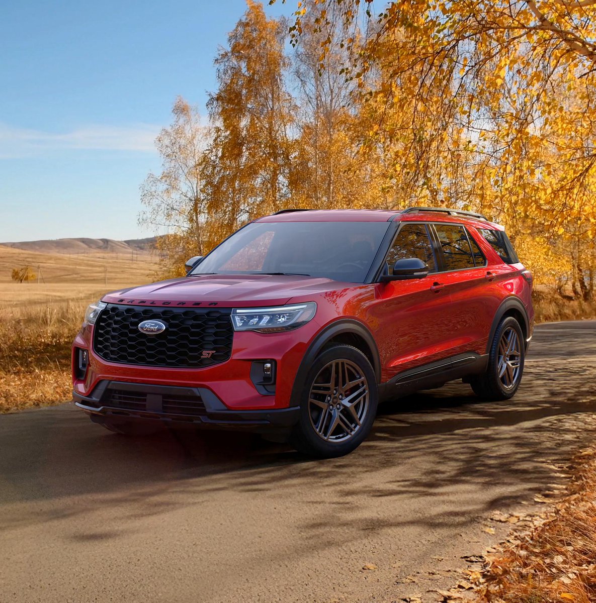 AlPackerFordwpb's tweet photo. With bold new styling, a refreshed interior, and advanced tech at every turn, this 3-row SUV brings comfort, capability, and confidence together in one package. The #2026 #Ford #Explorer is ready for wherever life takes you. https://t.co/jEjmxK7M52