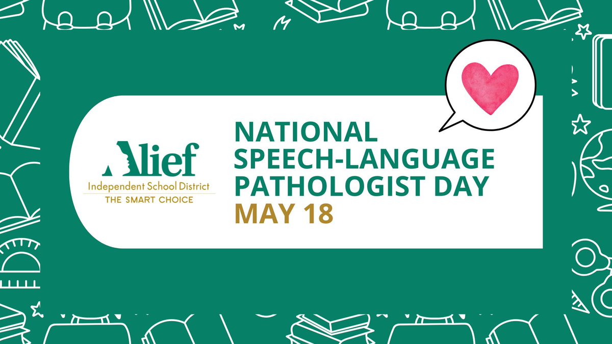 AliefISD's tweet photo. Today, we celebrate the incredible Speech-Language Pathologists across Alief ISD who help students find their voice, build confidence, and strengthen communication skills every single day. From supporting language development to empowering student success in and out of the classroom, your impact is life-changing. Thank you for the patience, compassion, and dedication you bring to our campuses and community!