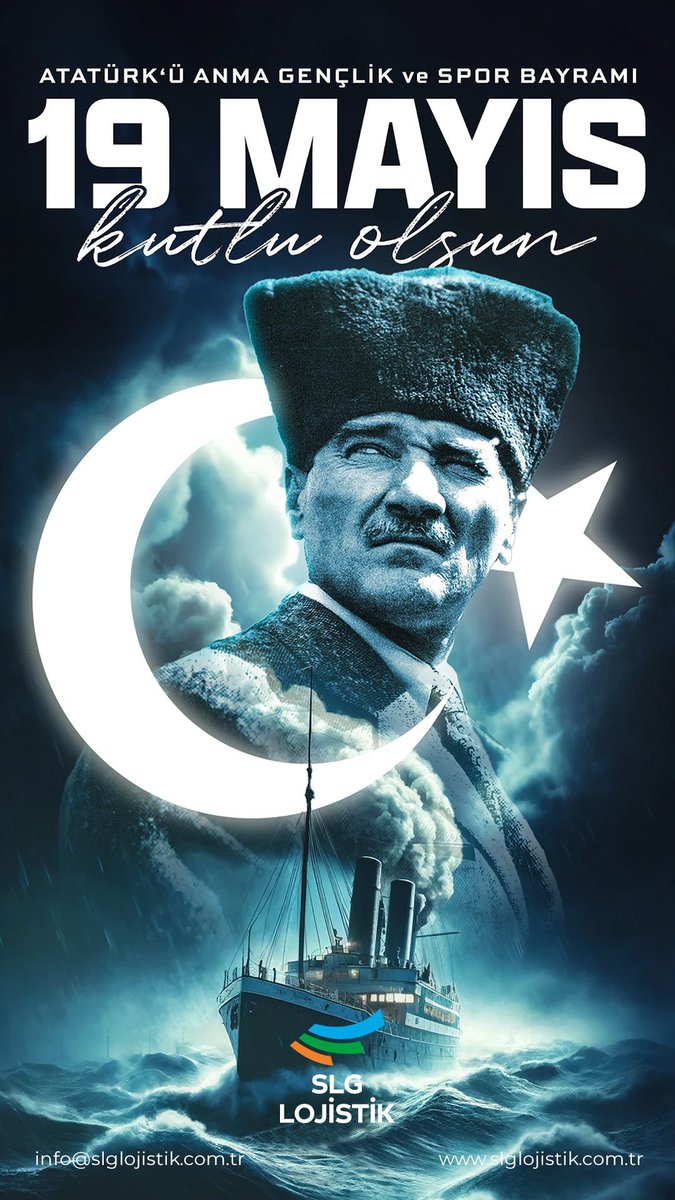 SlgLogistics's tweet photo. 19 Mayıs’ın bağımsızlık ruhunu ve gençliğin gücünü geleceğe taşıyan başta Gazi Mustafa Kemal Atatürk olmak üzere tüm kahramanlarımızı saygı ve minnetle anıyoruz. Atatürk’ü Anma, Gençlik ve Spor Bayramı kutlu olsun. 🇹🇷

#19Mayıs #GençlikveSpor #SLGLojistik

https://t.co/ZGWE1MUCvs https://t.co/UTvREUmZXV