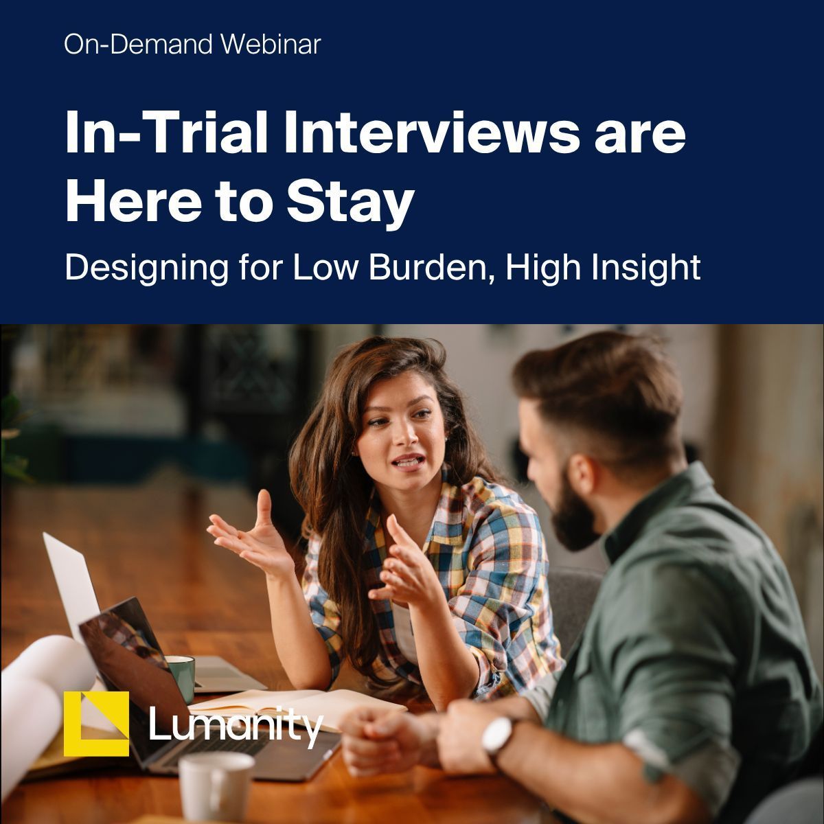 lumanity's tweet photo. Our recent webinar explores the growing importance of capturing patient experience during clinical trials.

In case you couldn't join us live, the recording is now available. Watch it here: https://t.co/ivAANEEUMk

#LumanityPerspectives #PatientCenteredEvidence https://t.co/fAkLBRzIxF