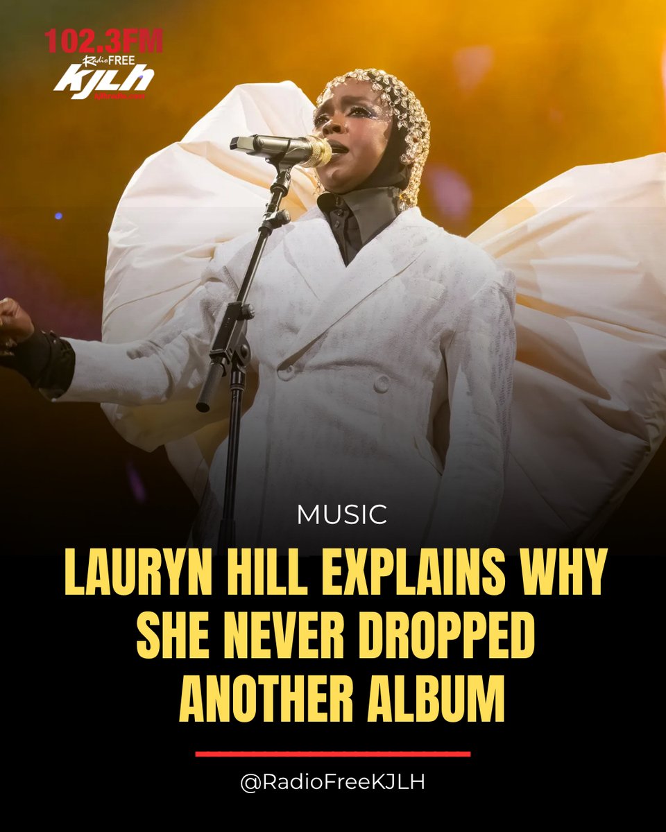 RadioFreeKJLH's tweet photo. #RadioFreeMusic Lauryn Hill is speaking out about her absence from the music industry. #Swipe for more on her full response. #RadioFreeKJLH #WeAreYou https://t.co/cpYhrgIEI4