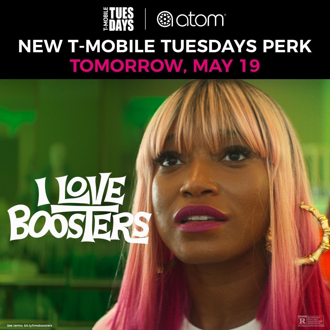 atomtickets's tweet photo. A new world of style is coming tomorrow with a new perk from @TMobile and #AtomTickets. #TMobileTuesdays #ILoveBoosters https://t.co/qTvOyrNJk1