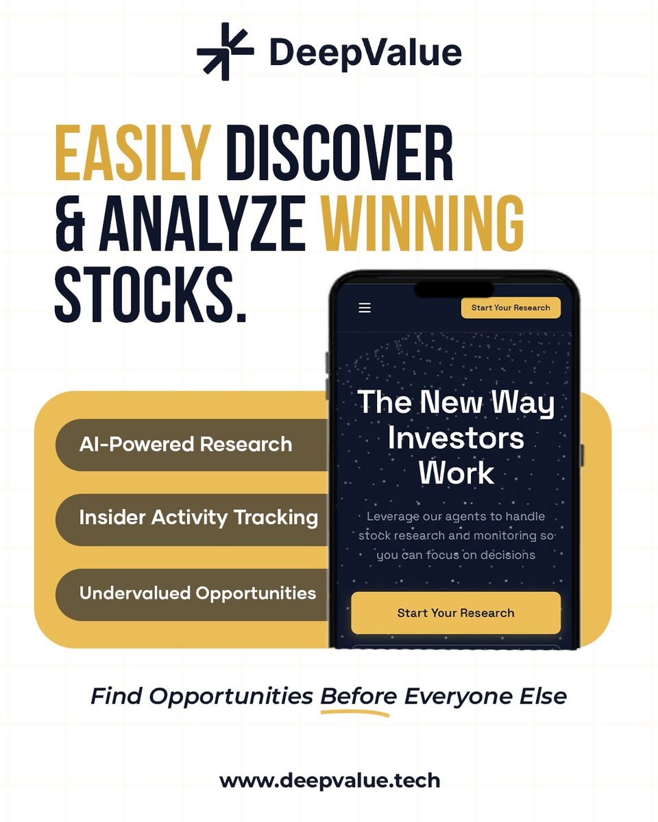 Deep Value (@deepvalue_tech) / Posts / X