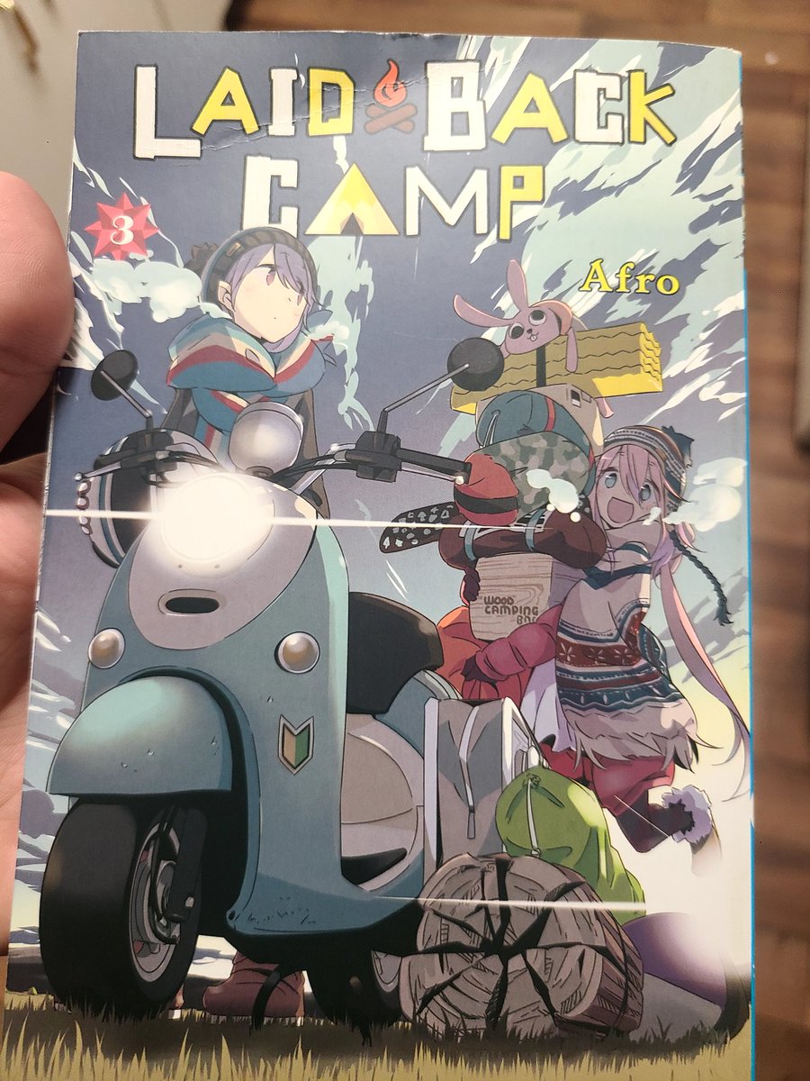 GetterEmperor's tweet photo. Yuru Camp Vol 3

Chiaki Ogaki continues to be Mt favorite menace of the group. She has this "fuck it we ball" personality that makes her really charming to read. https://t.co/diBVJbfzFt
