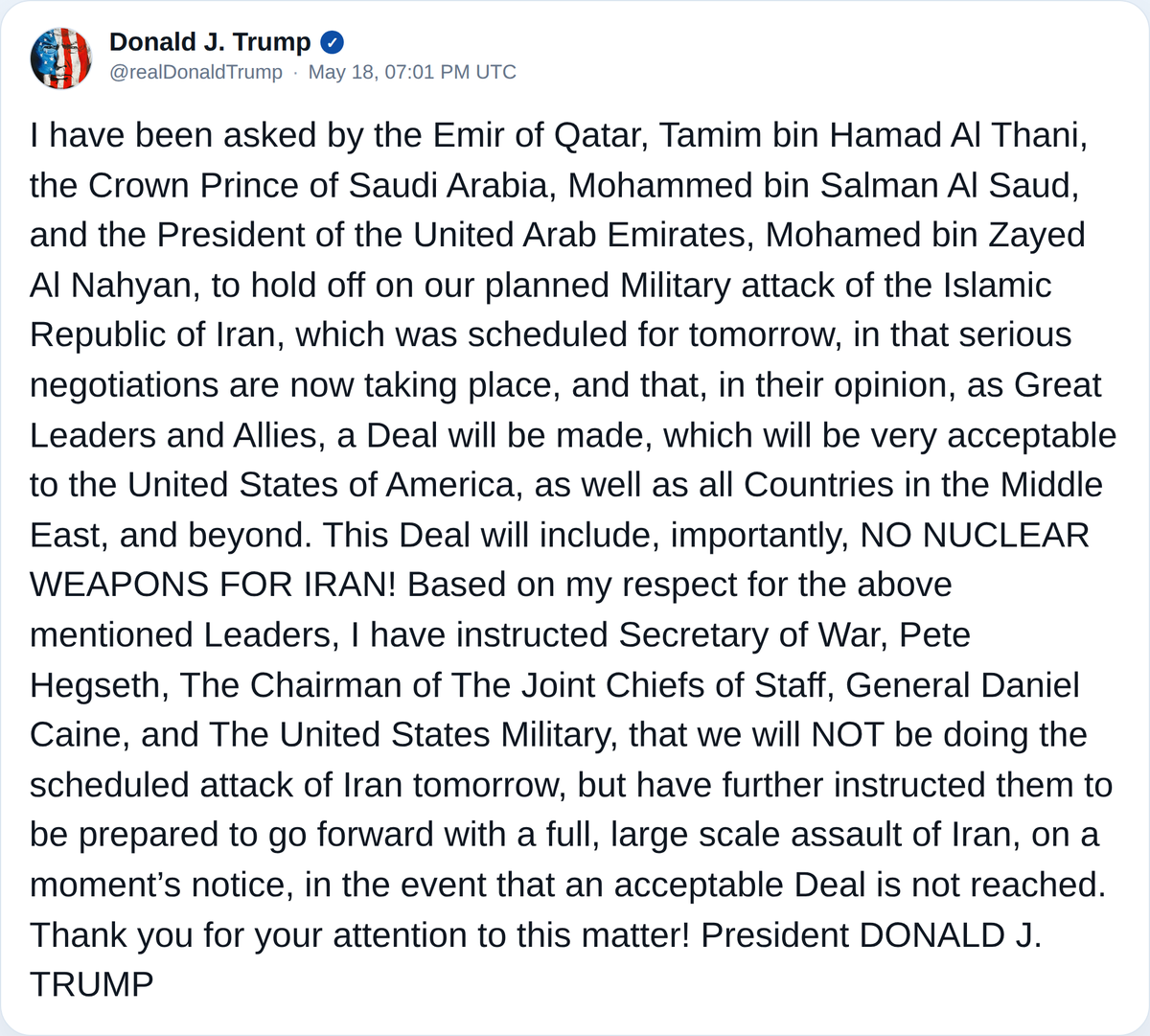 Trump Truths tweet media
