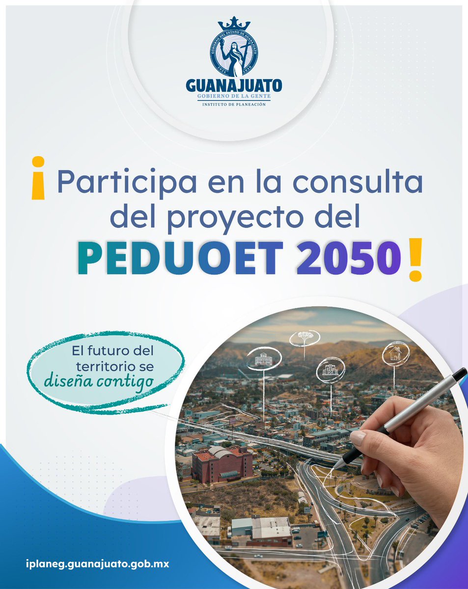 iplanegente's tweet photo. 📢 Planeemos juntas y juntos un #TerritorioConFuturo. Participa en la Consulta del proyecto del #PEDUOET2050 en: https://t.co/kONDwut7hE

🗓️Del 15 de mayo al 16 de julio de 2026 

🗣️ Tu voz cuenta en el #GobiernoDeLaGente https://t.co/3ouWfF5cXk
