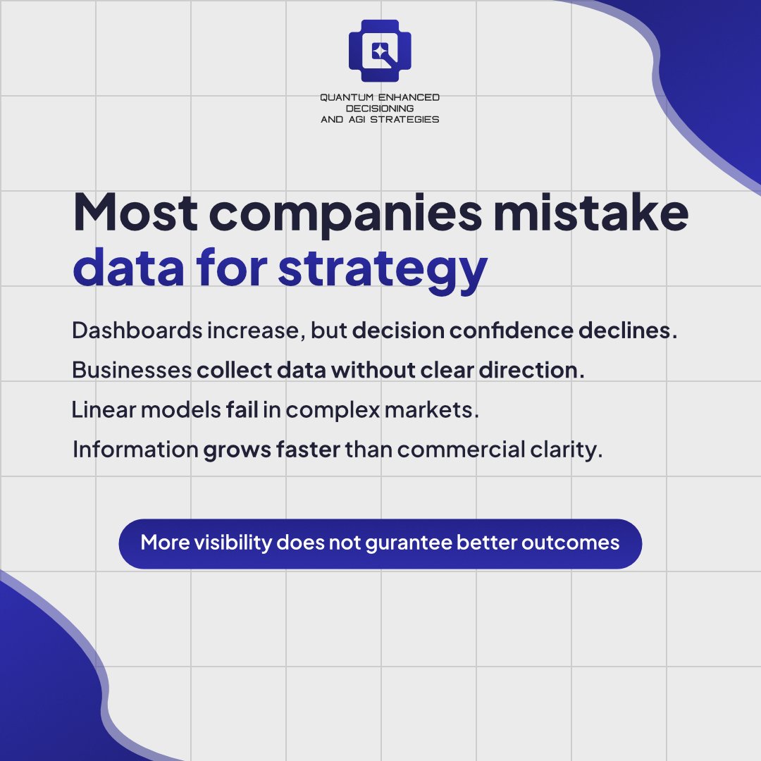 Quantumende's tweet photo. Data doesn’t create clarity.
Decisions do.
WRAP found:
→ Circular industries grew 3.1% faster
→ Circular-native businesses grew up to 2× faster
The winners weren’t collecting more data.
They were making better strategic decisions with it.
#BusinessStrategy #CircularEconomy https://t.co/vr43aRsQRz
