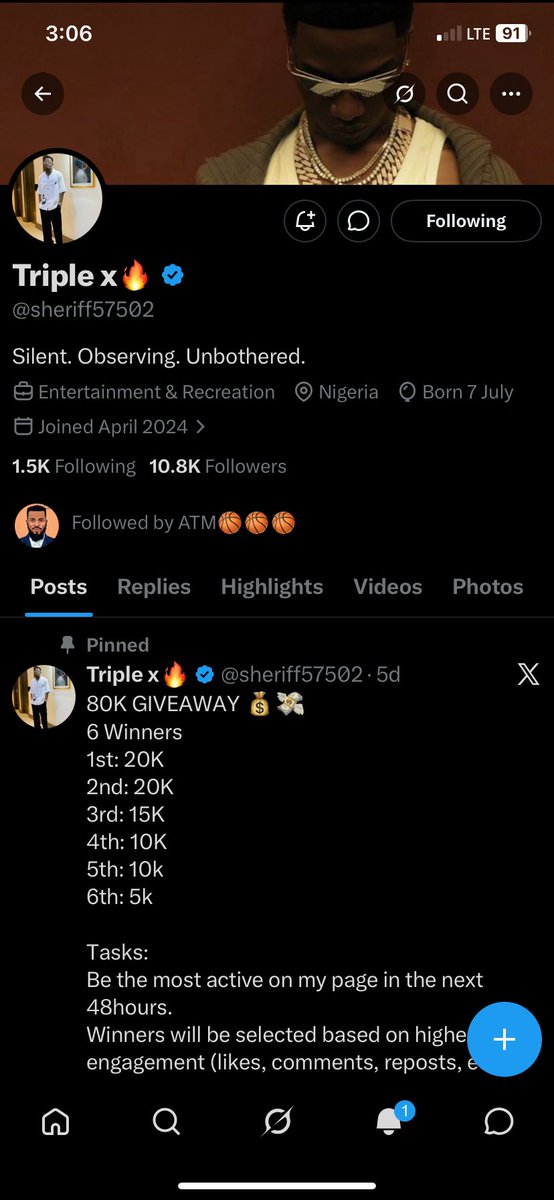 Tcleverswrld's tweet photo. @officialmoore7 @sheriff57502 Done boss 
2051418003
Kuda bank 
Make I see your giveaway chop this time boss https://t.co/7rYYmQwcLQ