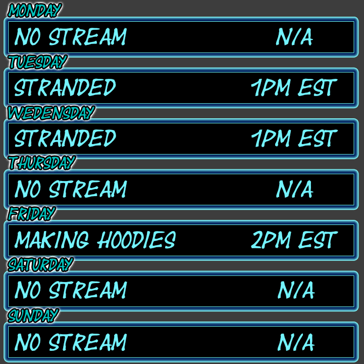 Rez_imations's tweet photo. I've been back for about a week now from school and I'm really excited to say that I'm gonna be streaming weekly!!!
You can find me streaming on the red and purple apps so pick which ever one you use. See you then! https://t.co/EU90EiuqyS