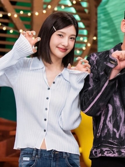 bibiy_girls shared #JOY wearing the anita star cardigan the soft
