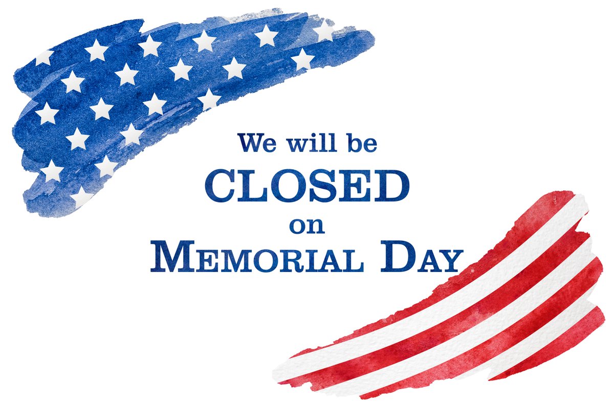 copperbandtech's tweet photo. Our offices will be closed Monday, May 25 in observance of Memorial Day.
It'll be business as usual on Tuesday.
Emergency support will still be available for clients who need it.
We hope everyone has a safe weekend as we pause to honor those who gave everything for our country. https://t.co/NAGRdfeukm