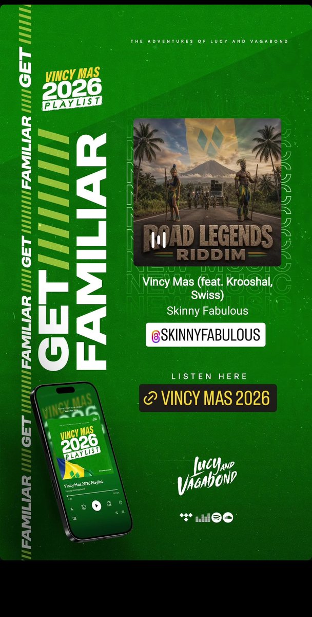 LucyAndVagabond's tweet photo. Round 1 — Sounds of Summer Carnivals. 🇻🇨🇧🇧🇱🇨🇬🇩 

Playlists:  https://t.co/NYWy2WAV5H
More via IG: https://t.co/r4Xq68YFnV https://t.co/AEbC41iHZv