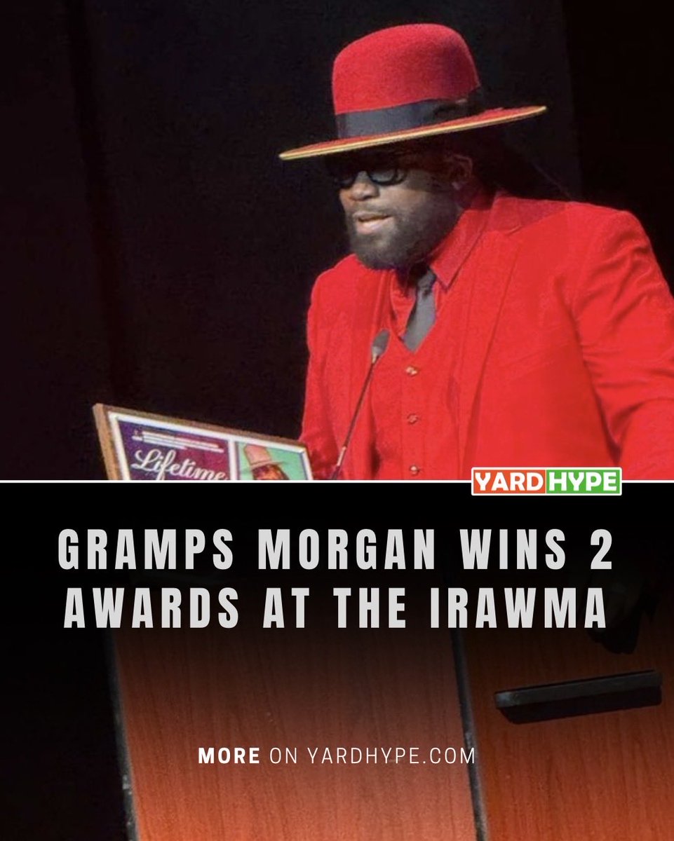 YardHype's tweet photo. Reggae artiste @grampsmorgan of @morganheritage wins Best Male Vocalist and Best Inspirational Song @irawmaawards #contractormusicmarketing. https://t.co/CyaPWmaye8