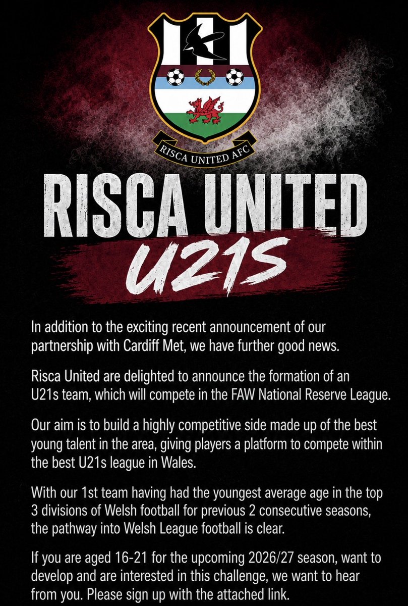 Risca United AFC tweet media