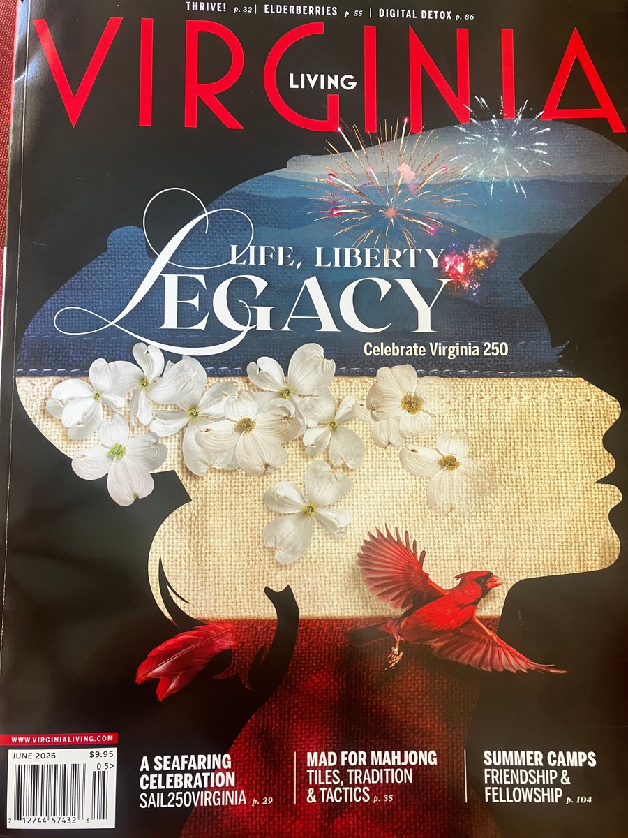 VCCA's tweet photo. As we celebrate VCCA's founding 55 years ago today, it's fitting to read a feature in the latest issue of @VirginiaLiving honoring Virginia's literary landscape and legacy! We're happy to be included. https://t.co/sqZZJjyk8r