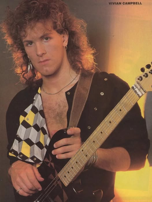DefLeppardRB's tweet photo. #viviancampbell photo of the day.  Anyone want to  guess when this photo was taken?
#defleppard #whitesnake #dio https://t.co/2IyPkpTky8
