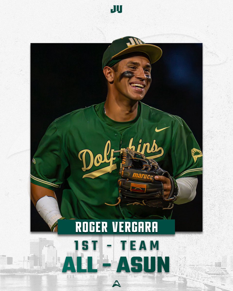 JUBaseball's tweet photo. 8️⃣ Dolphins have been named to All-ASUN teams after dominant regular seasons 🤟

#JUPhinsUp https://t.co/imNT22lPaQ
