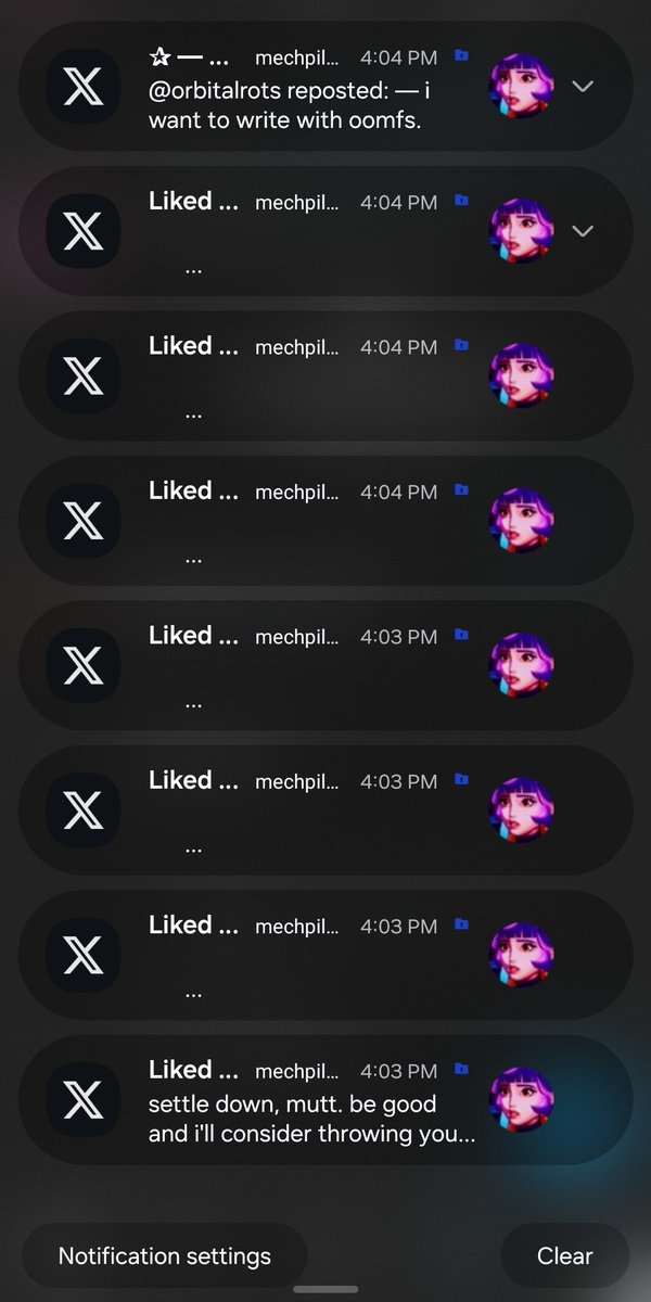 mechpilotism's tweet photo. chat i think she likes me https://t.co/AC9D7HZYjh