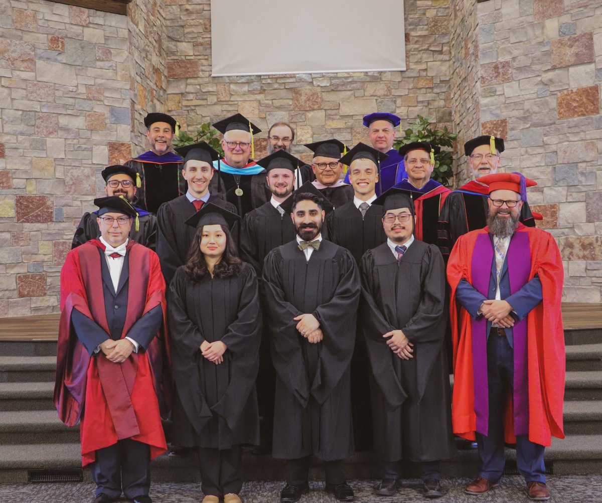 MidAmericaSem's tweet photo. We celebrated our 41st Commencement last Wednesday night at Redeemer United Reformed Church. Rev. Douglas Clawson delivered the address; Dr. Paul Ipema charged the graduates to serve faithfully in a world of wolves. To God be the glory for the Class of 2026. https://t.co/6VXjf3tKr0