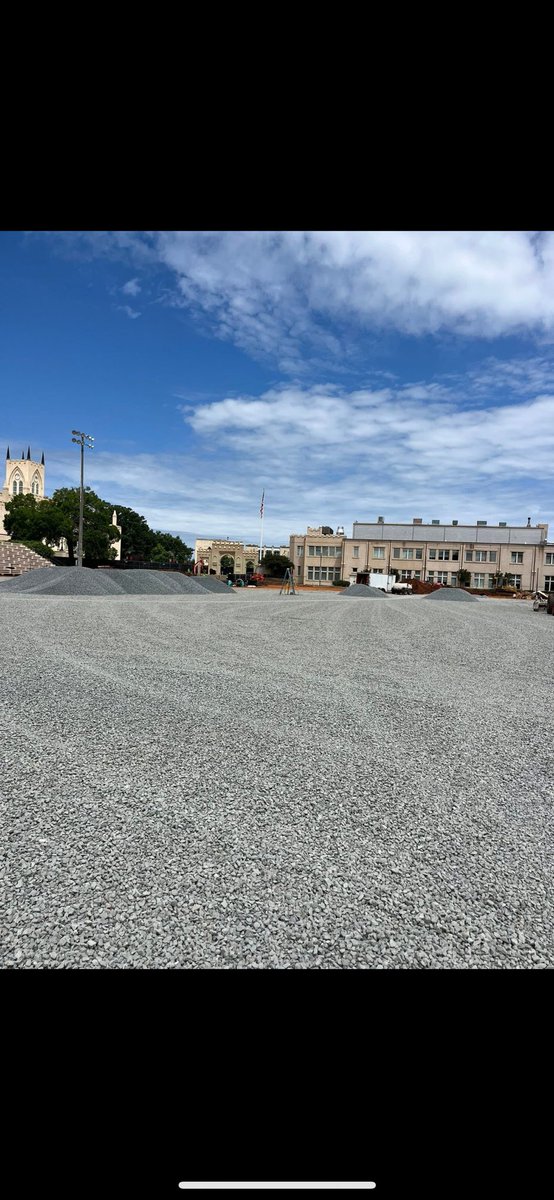 CoachTierce's tweet photo. @CoachGeorgia_ GMC Prep’s Davenport Field is getting a huge renovation. Turf, Jumbotron, and LED lights this year, and even more upgrades on the way soon. https://t.co/Yc0p1IGSQA
