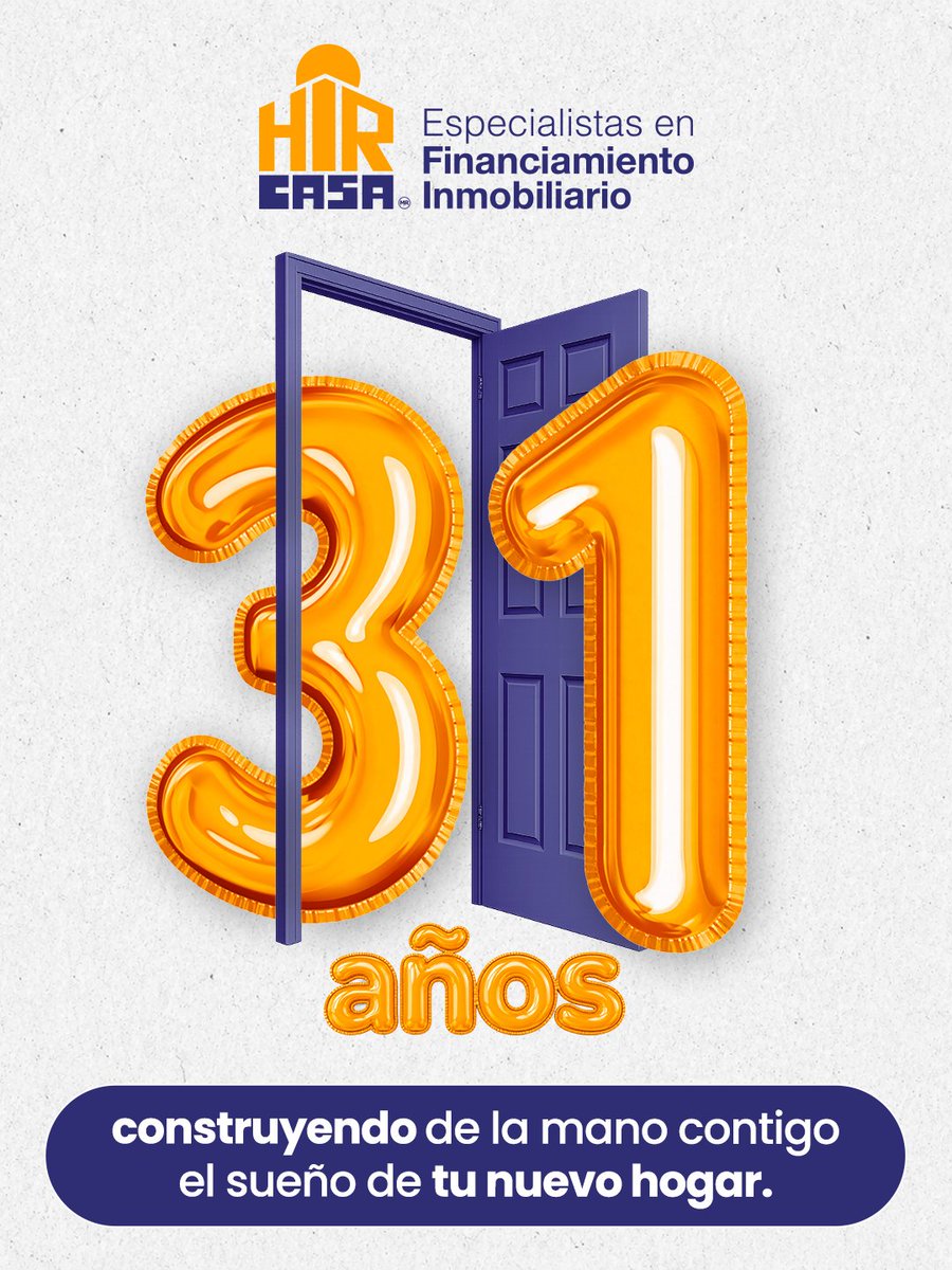 HIRCASAMEXICO's tweet photo. Construimos con decisiones, esfuerzo, recuerdos y nuevos comienzos ✨
Durante 31 años, en HIR Casa hemos acompañado historias en distintas etapas de vida: personas que decidieron empezar, crecer, invertir o construir algo propio.
#31AñosHIRCasa #HistoriasQueConstruyen #Patrimonio https://t.co/38VsAcNV50