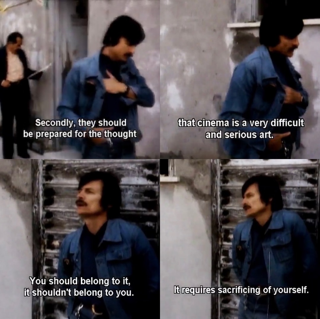 auteurhouse's tweet photo. Andrei Tarkovky's advise to young filmmakers. #filmtwt https://t.co/Cz0u8WOx4z