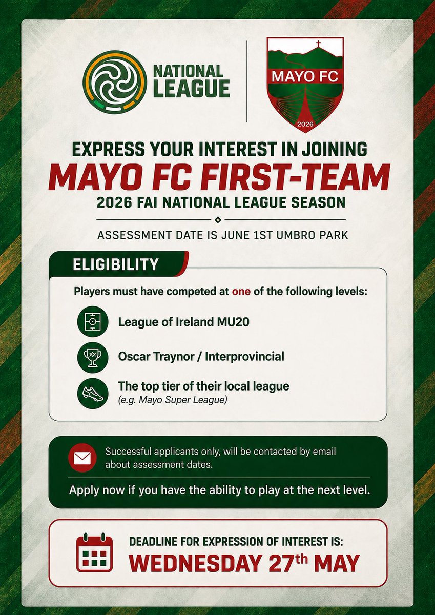 Mayo FC (@mayofc_official) / Posts / X