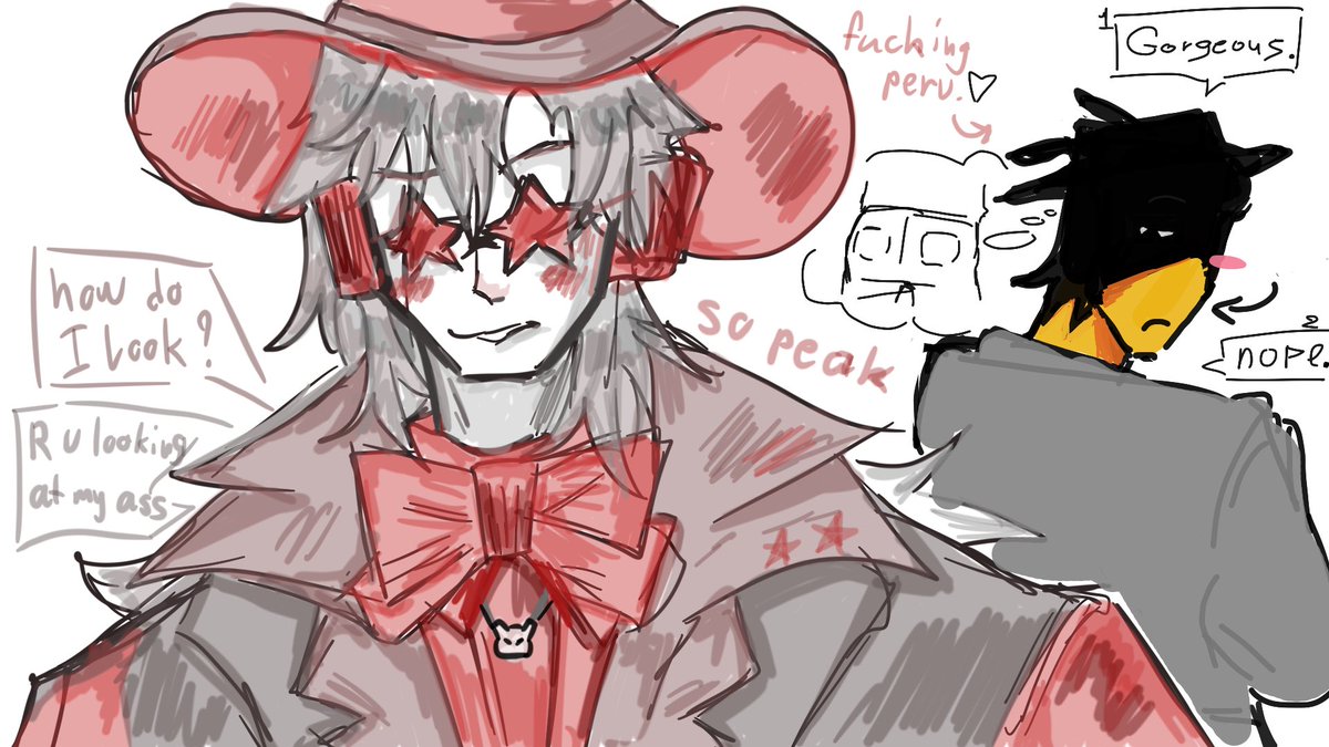 Redis1018's tweet photo. Doodles with friend
#doublefedora https://t.co/xQ8QgFTfGw