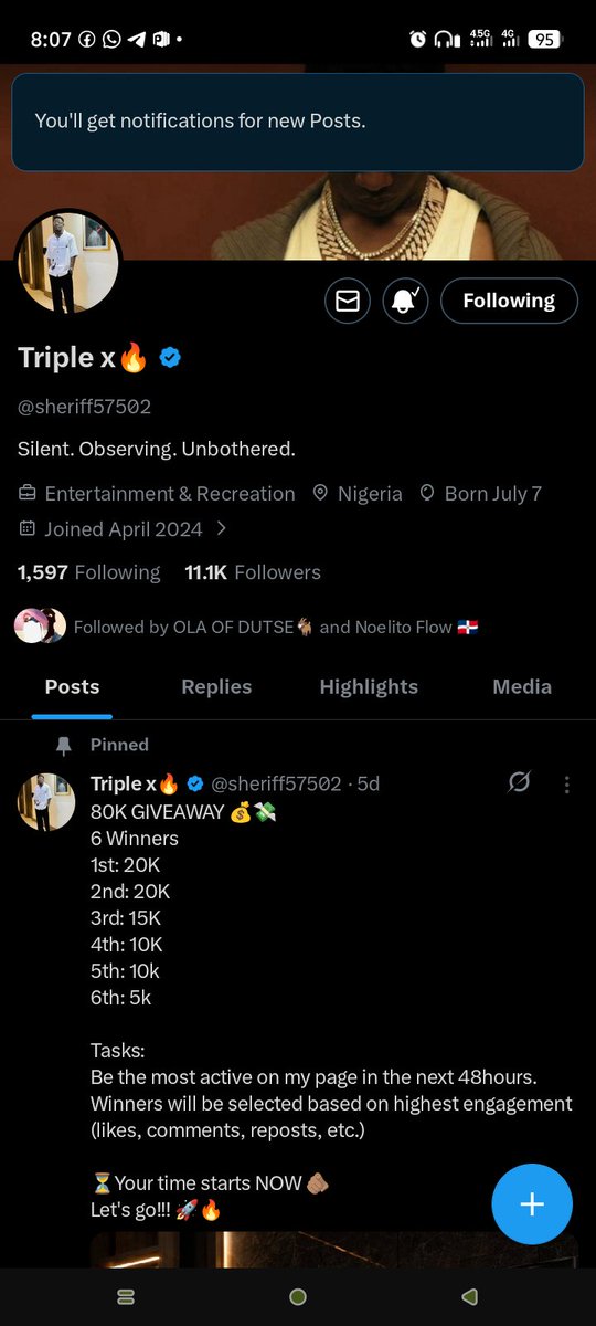SamuelD12725870's tweet photo. @officialmoore7 @sheriff57502 Done ✅ 

Boss abeg remember me today oo 🤲🙂‍↕️
8178298669
Opay https://t.co/g7pNWcccjk
