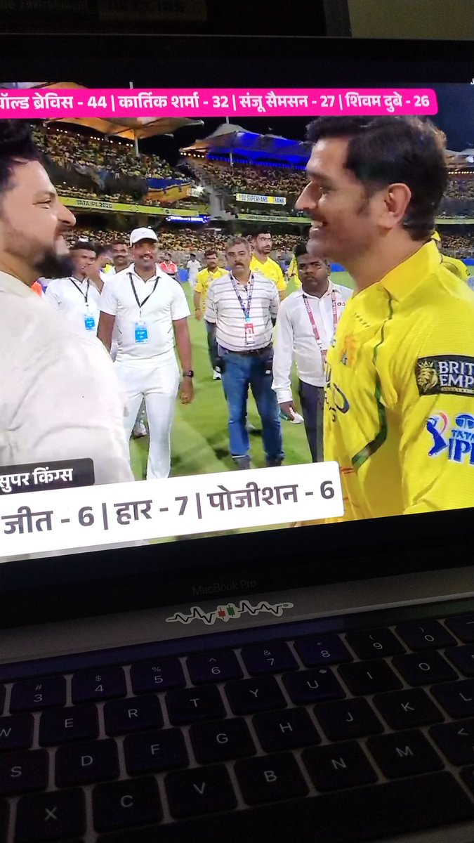 CharuVerma7's tweet photo. @CSKFansOfficial 
@ChennaiIPL 
@IPL 
@msdhoni 
#ipl2026 #msdhoni #raina #csk https://t.co/JcFG2zD3yh