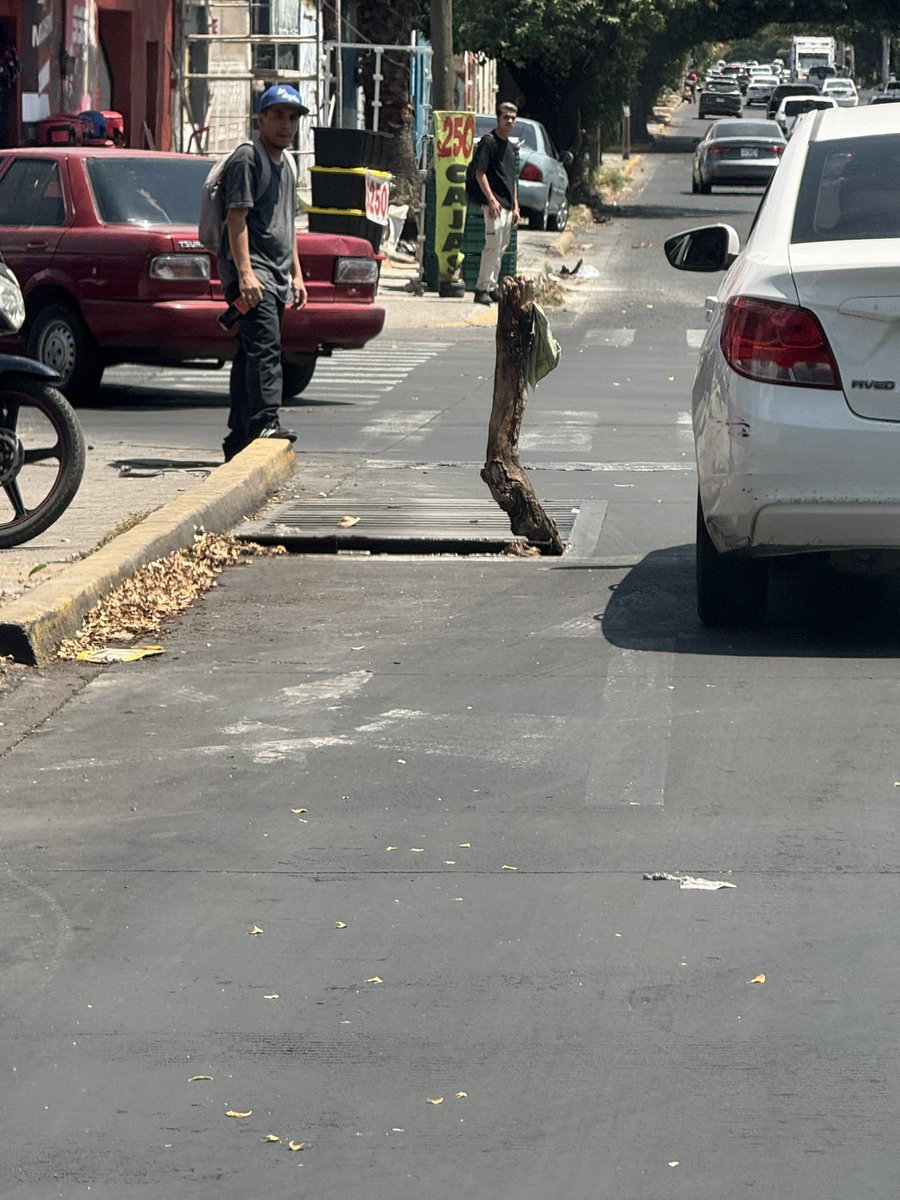 FonsecaCMX's tweet photo. Oye @GuadalajaraGob tenemos una gran alcantarilla rota, esto con riesgo a que pase algo peor, sobre la Av. Juan de Dios con el cruce de Gigantes @Trafico_ZMG https://t.co/G2gg7A9igC