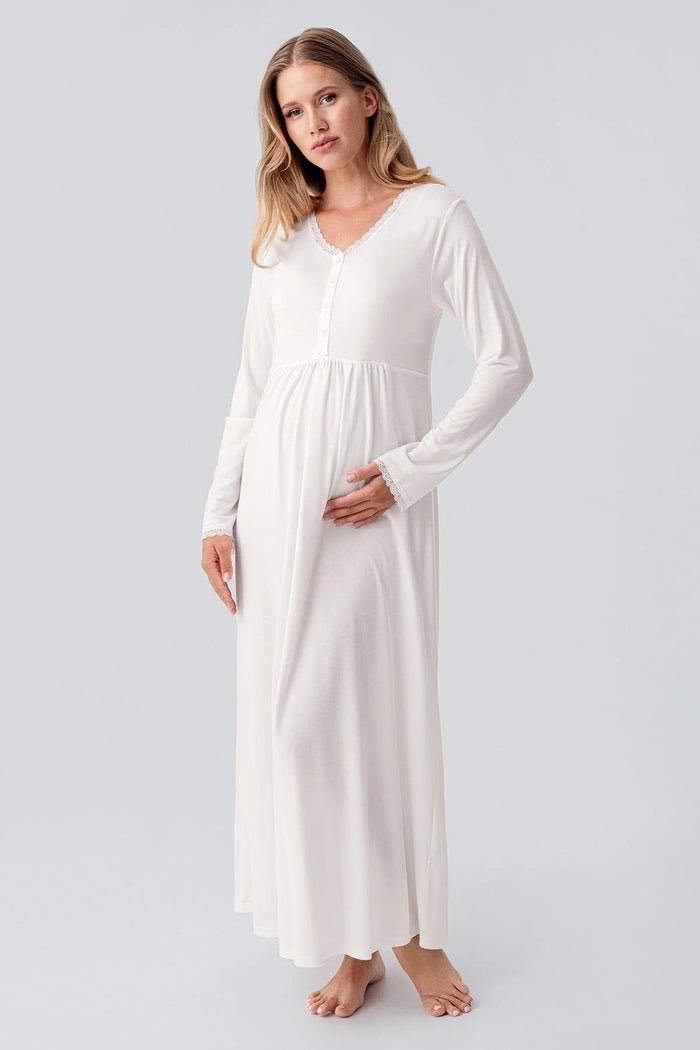 biggshopycom's tweet photo. Lace Sleeve and Collar Maternity-Nursing Nightgown &amp; Robe Set Ecru - 18402

#biggshopy #pregnant #pregnancy #postpartum #maternity #nursing #grossesse #enceinte #schwangerschaft #mothers #baby #clothes #clothing 

https://t.co/qNASyz5dg1 https://t.co/s04N8lkv1P