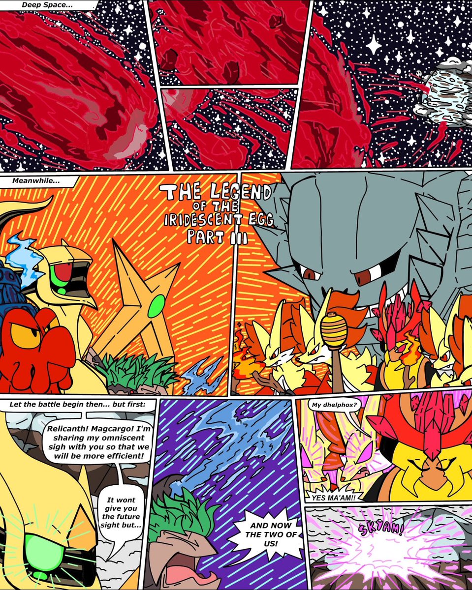 Paulbagnot's tweet photo. THIRD PART OF THE PREQUEL OVA OF EVERY STORIES!!
#tlotiridescentegg (1/4) GOOD READ
#Pokémon #POKÉMONWINDSANDWAVES #Pokemon30thAnniversary #Pokemon30th #pokemonfanfic #pokemonlegendsarceus #pokemonau #arceus #relicanth #magcargo #avalugg #clamperl #vespiquen #steelix #coalossal https://t.co/kCAPhBV238