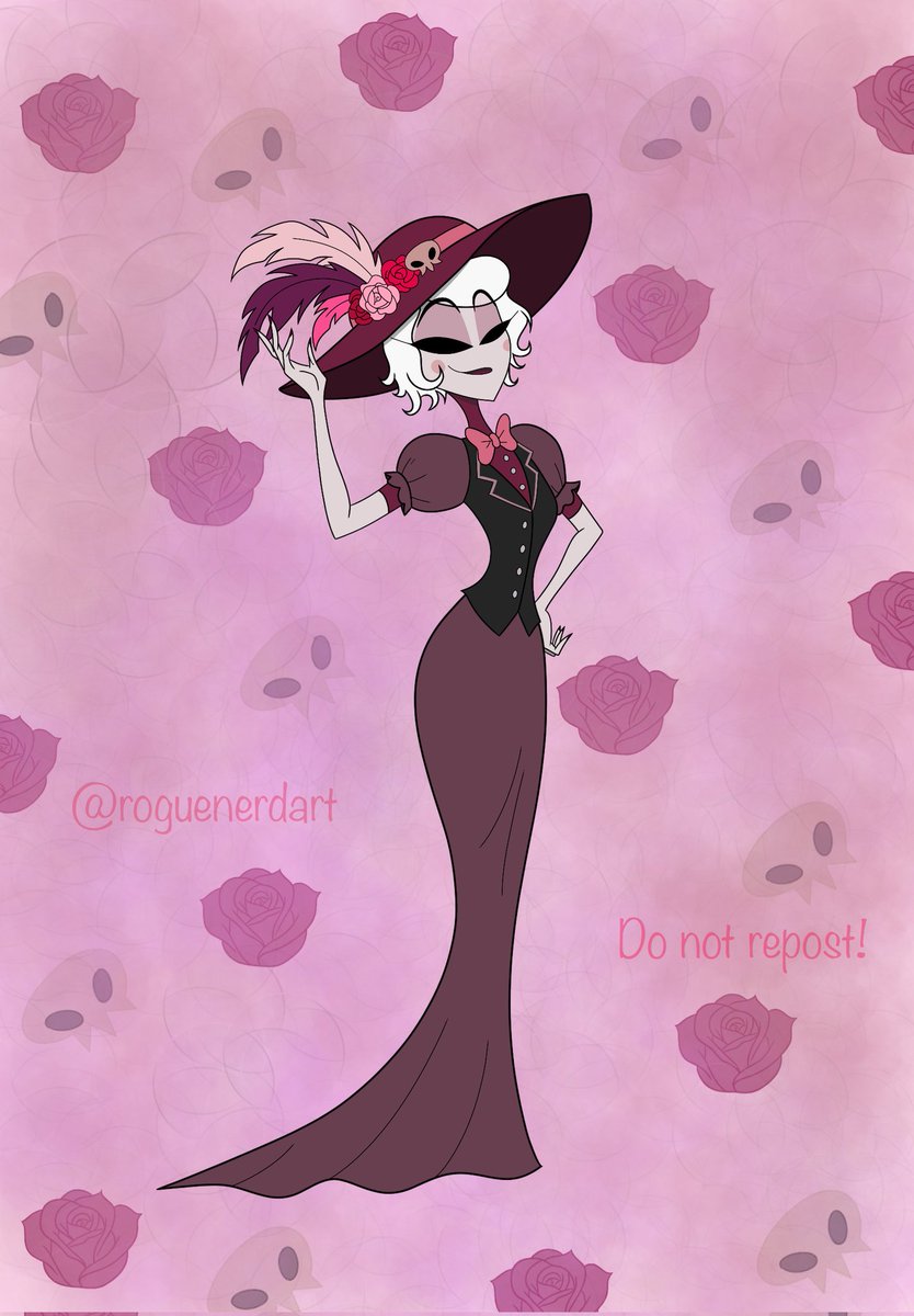 roguenerdart's tweet photo. Just a lil Rosie redesign 🌹
#HazbinHotel #HazbinHotelFanart #hazbinhotelrosie https://t.co/T6OBsmRrOS