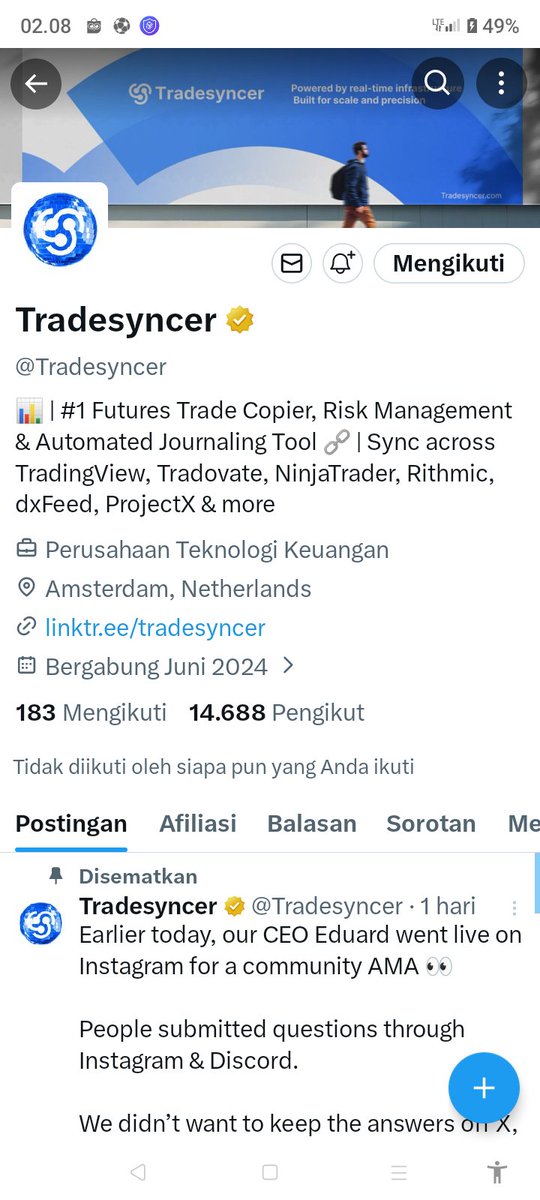 BrokenVoice99's tweet photo. @Tradesyncer @FundedNext DONE!!!!!🔥🔥🔥 https://t.co/bzmn0L1pQO