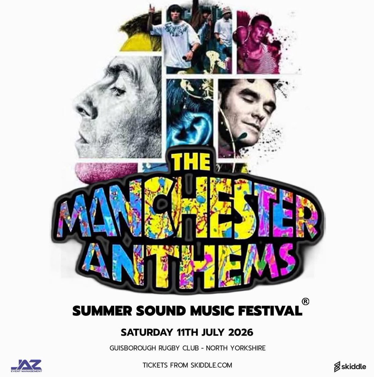 madchestanthems's tweet photo. ☀️🎶 @SummerSound26 Guisboroughis shaping up to be an absolute belter again. Loads of cracking bands on… and somehow they’ve let us lot, the Manchester Anthems, loose as well 😎

Get yourselves down and get amongst it. Madchester vibes incoming. 🔊🎶🎶

https://t.co/KW7SxIx4ZK https://t.co/qSL2UFgbe7