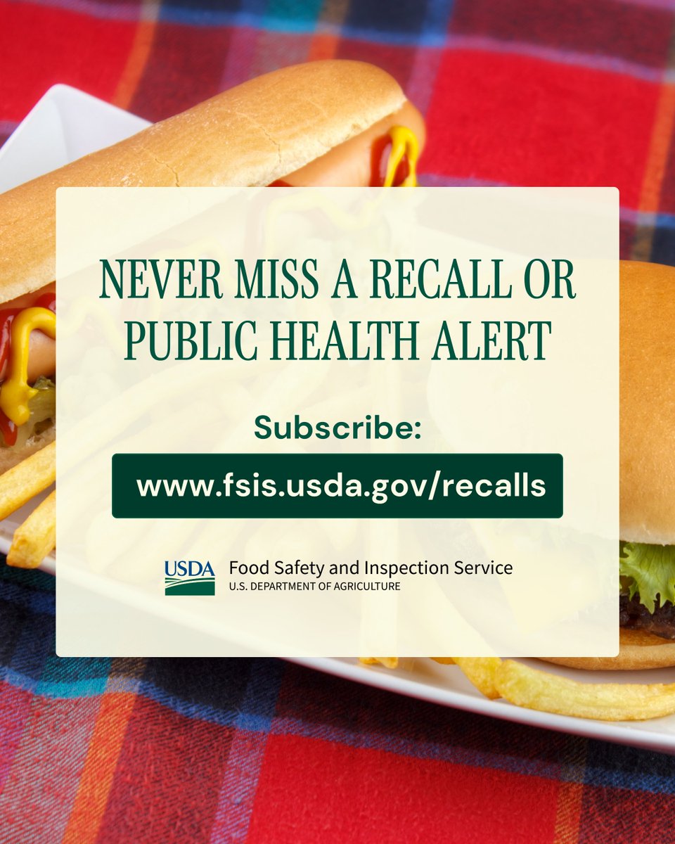 USDA Food Safety & Inspection Service tweet media