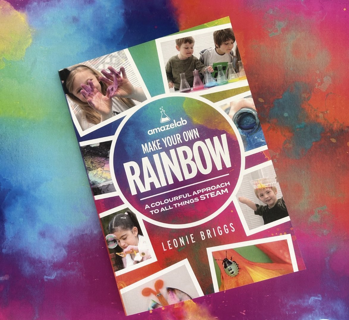 Amaze_Lab's tweet photo. Looking for ideas of things to do over the May Spring Bank holiday? 🌸

Check out our book - Make Your Own Rainbow A Colourful Approach To All Things STEAM 🧪🌈

Packed full of 40 activities to complete at home! 

📚 https://t.co/ss5HZxqxw7 https://t.co/RUnYoffuYr
