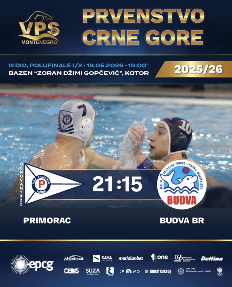 Water polo MNE tweet media