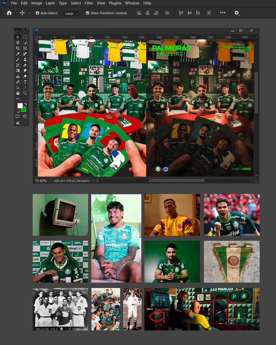 igde_design's tweet photo. 🎨Alguns detalhes e refs da última arte de pré-jogo para as redes do Palmeiras!

Sempre bom produzir algo nessa vibe baseado em algum tema atual mesclado com materiais ligados ao clube https://t.co/eikD4QjEjL