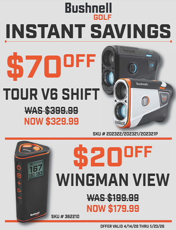 ProGolfDiscount's tweet photo. Now’s the time to grab premium tech from Bushnell Golf with instant savings on the Tour V6 Shift and Wingman View. From dialed-in distances to tunes on the course, your golf game just got an upgrade.
⏳ Hit the link to find your closest Pro Golf Discount!
https://t.co/tBYytCfnlA https://t.co/Sxnxjlm44m